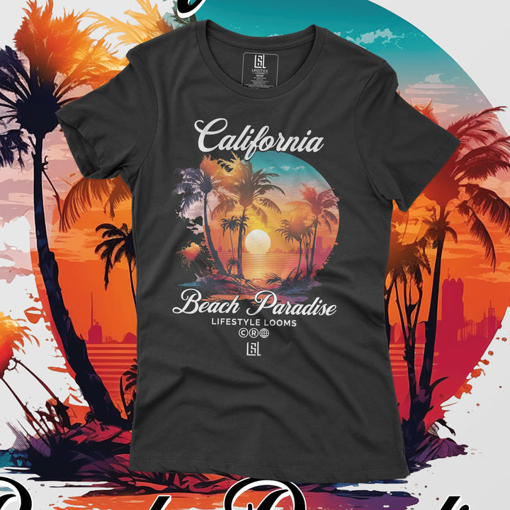 GRAPHIC T-SHIRT CALIFORNIA BEACH FOR WOMEN