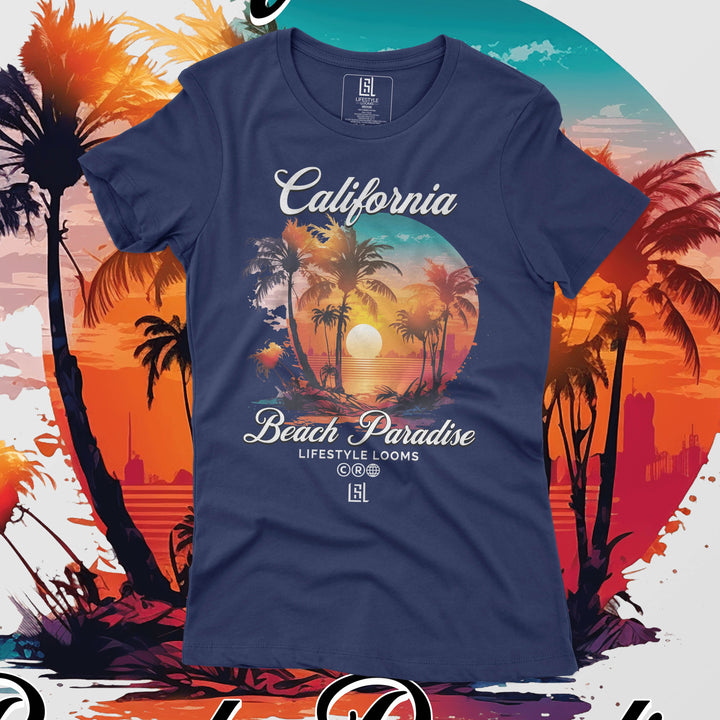 GRAPHIC T-SHIRT CALIFORNIA BEACH FOR WOMEN