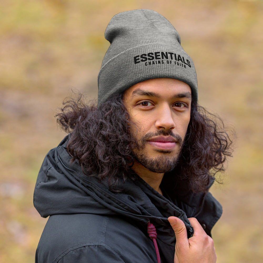 Essentials Chains of Faith Cuffed Beanie