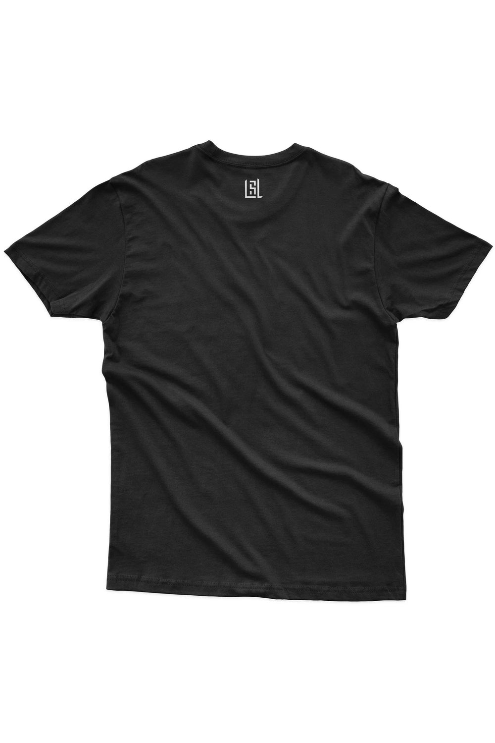 Black t-shirt with back graphic print