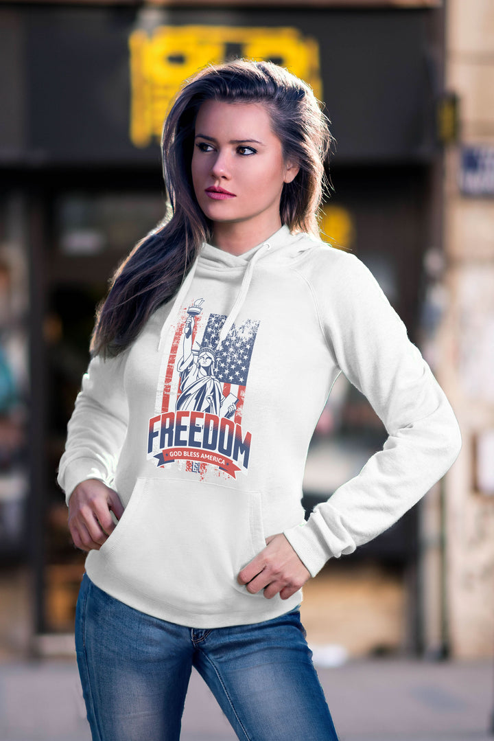 Graphic Hoodie Freedom for Women