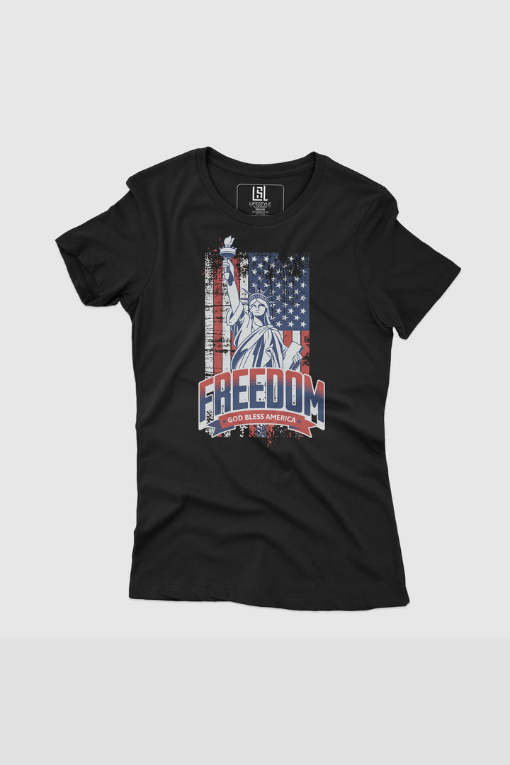 Graphic T-Shirt Freedom for Women