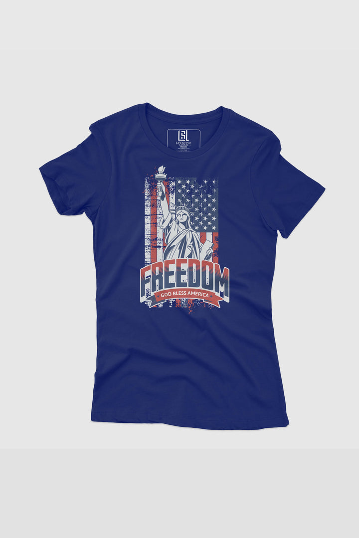 Graphic T-Shirt Freedom for Women