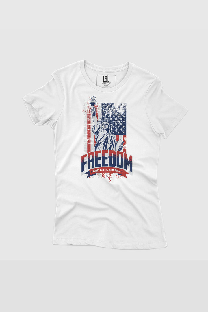 Graphic T-Shirt Freedom for Women
