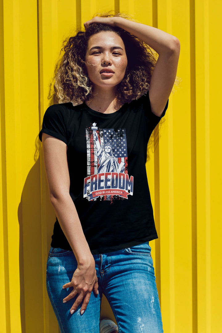 Graphic T-Shirt Freedom for Women