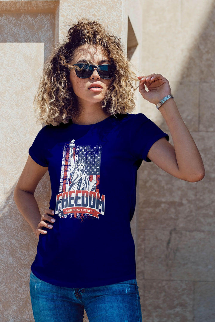 Graphic T-Shirt Freedom for Women