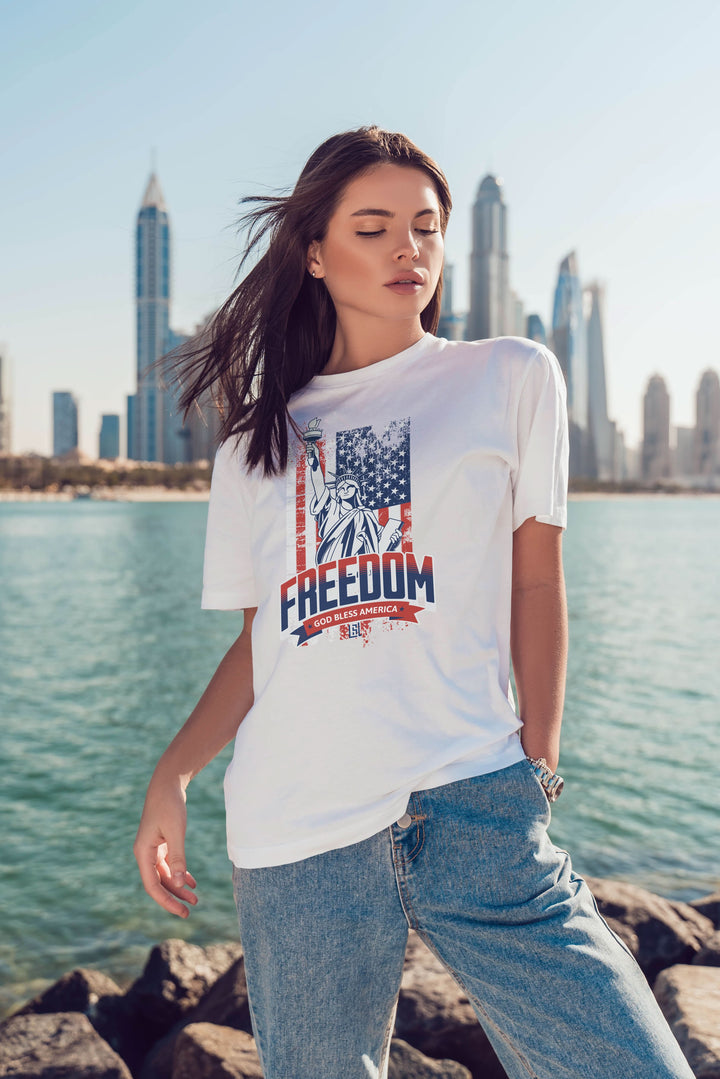 Graphic T-Shirt Freedom for Women