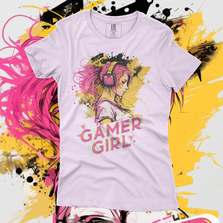 GRAPHIC T-SHIRT GAMER GIRL FOR WOMEN