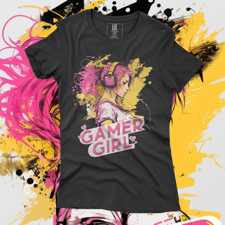 GRAPHIC T-SHIRT GAMER GIRL FOR WOMEN