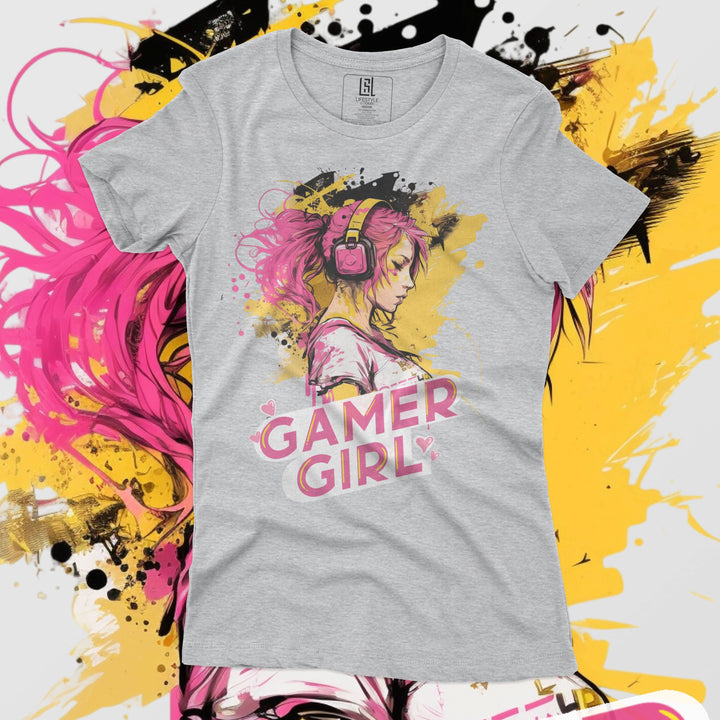 GRAPHIC T-SHIRT GAMER GIRL FOR WOMEN