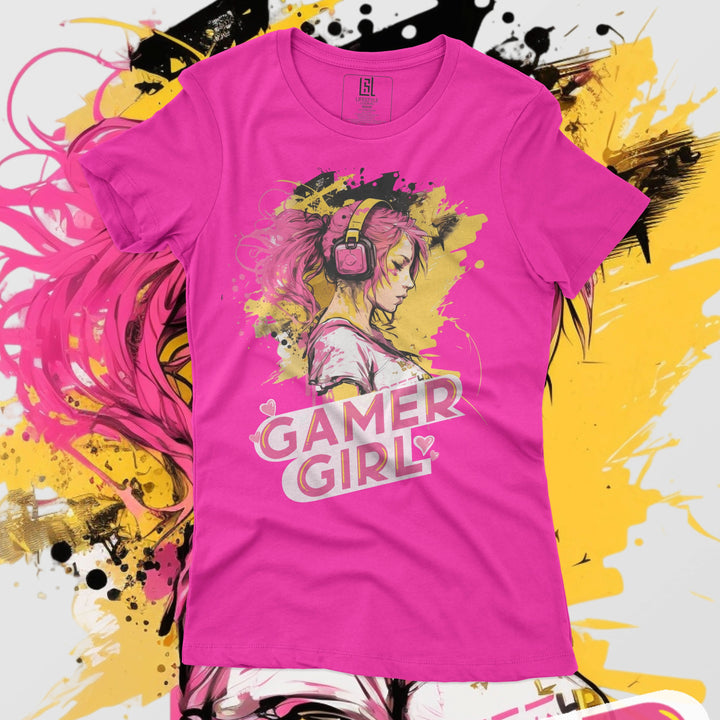 GRAPHIC T-SHIRT GAMER GIRL FOR WOMEN