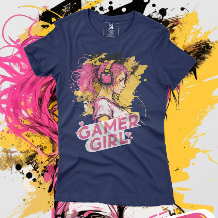 GRAPHIC T-SHIRT GAMER GIRL FOR WOMEN