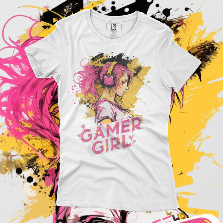 GRAPHIC T-SHIRT GAMER GIRL FOR WOMEN