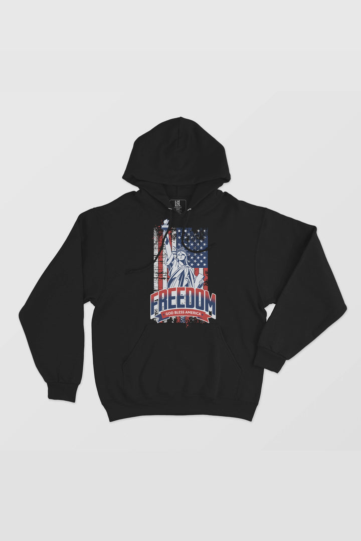 Graphic Hoodie Freedom for Men