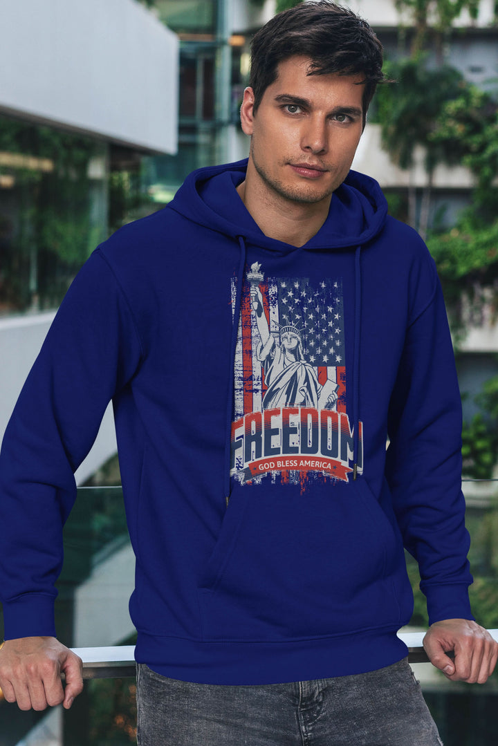 Graphic Hoodie Freedom for Men