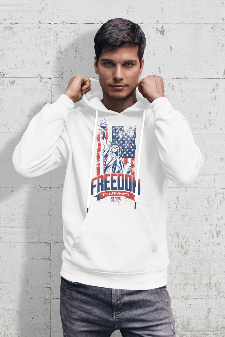 Graphic Hoodie Freedom for Men