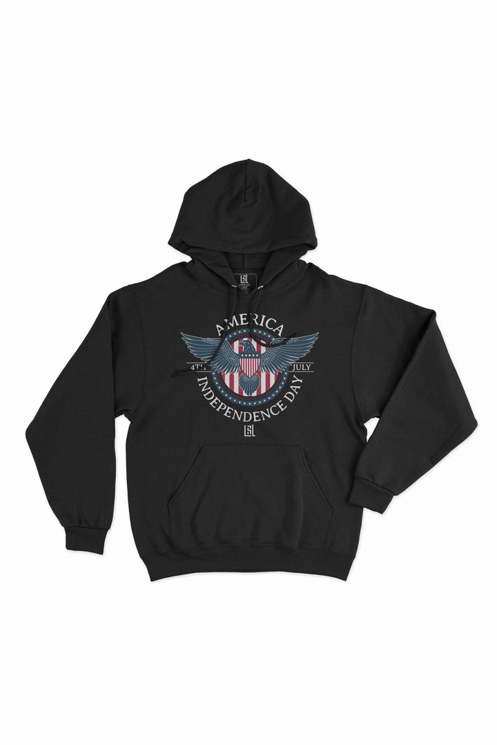 Graphic Hoodie American Eagle Badge for Men
