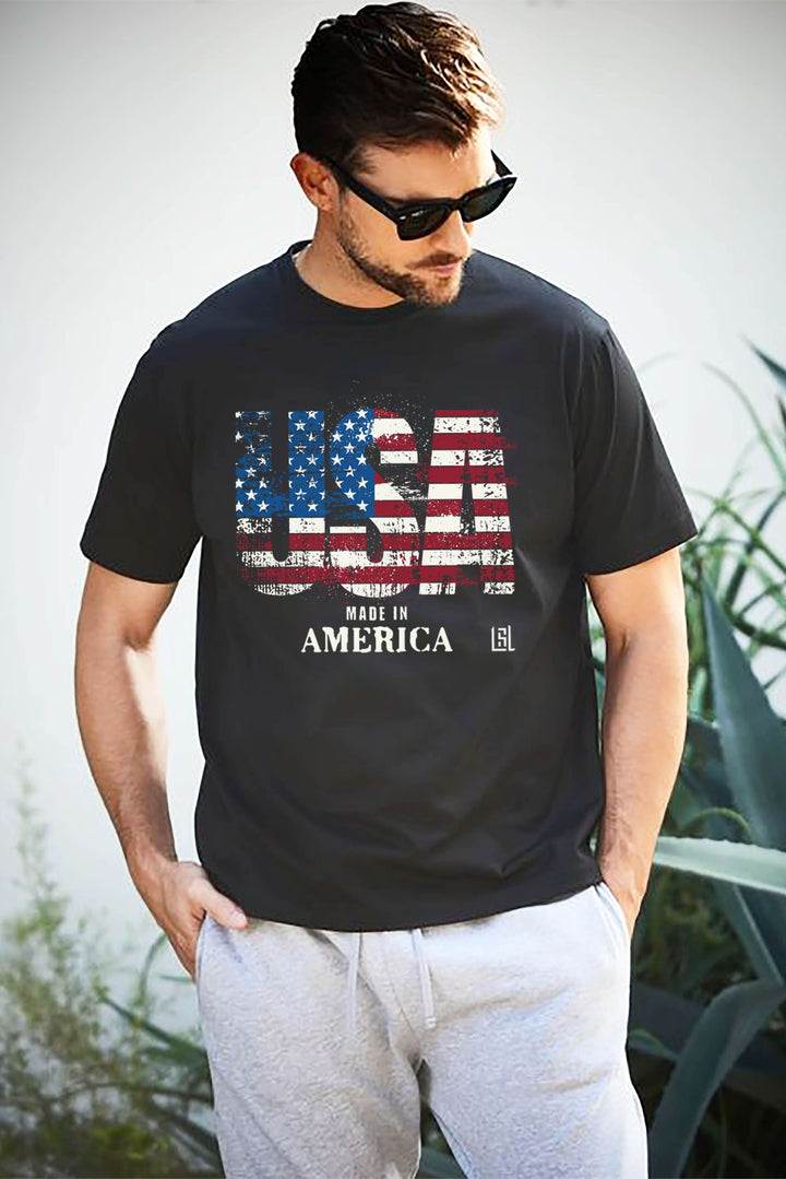 Graphic T-shirt Made in USA for Men