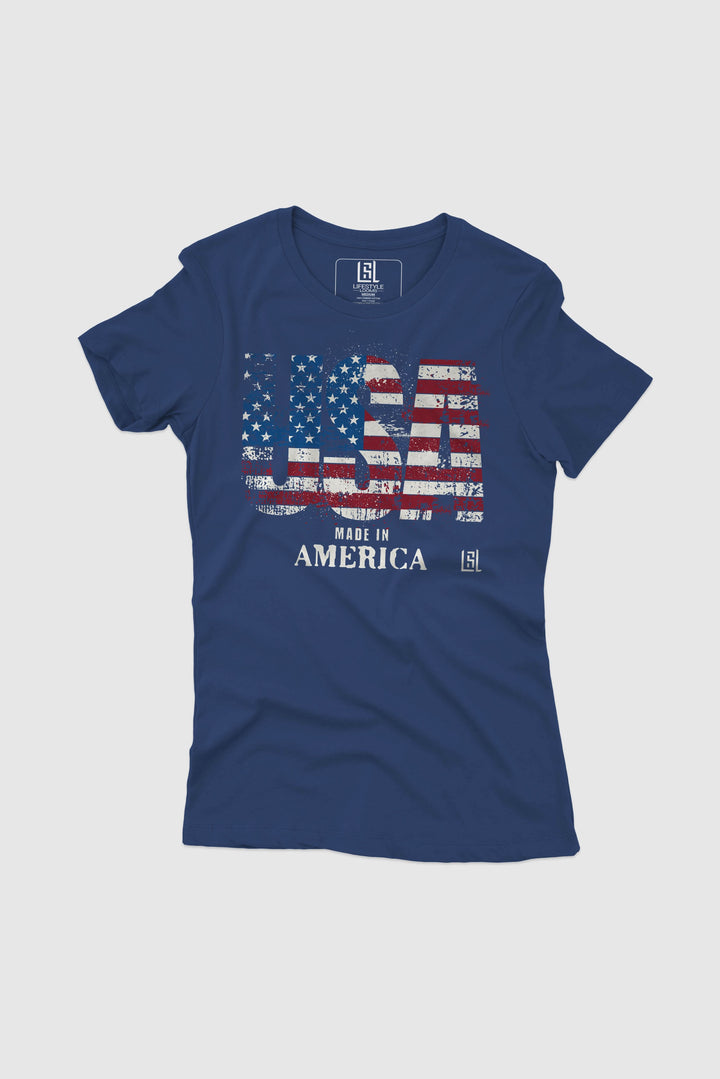 Graphic T-Shirt Made in USA for Women