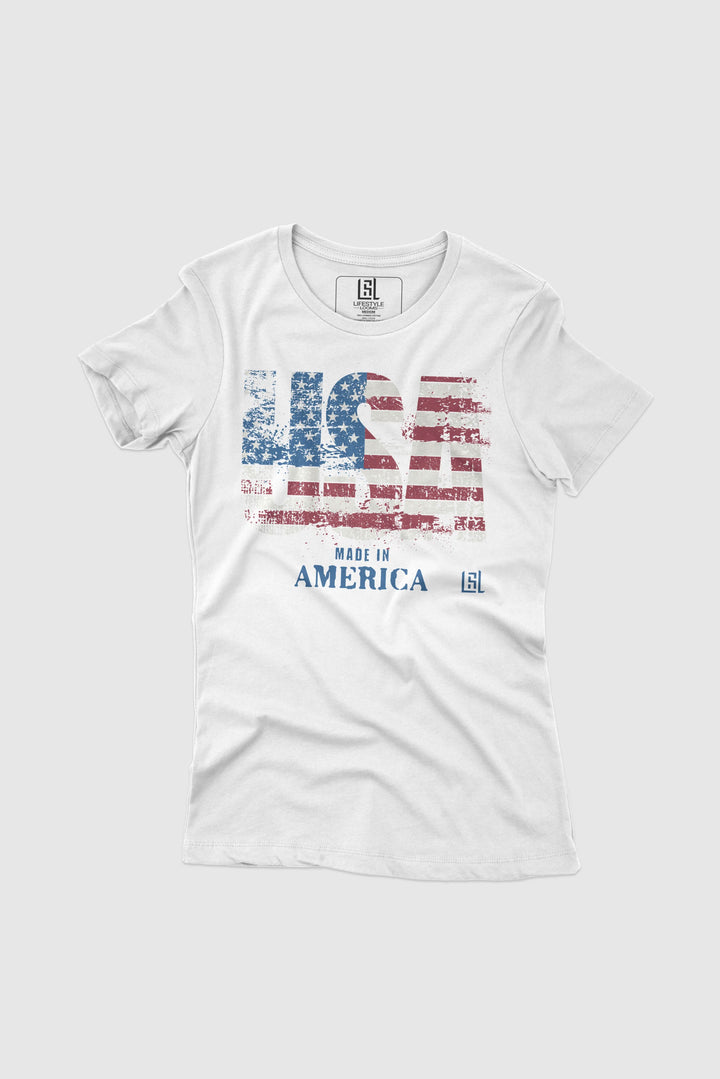 Graphic T-Shirt Made in USA for Women