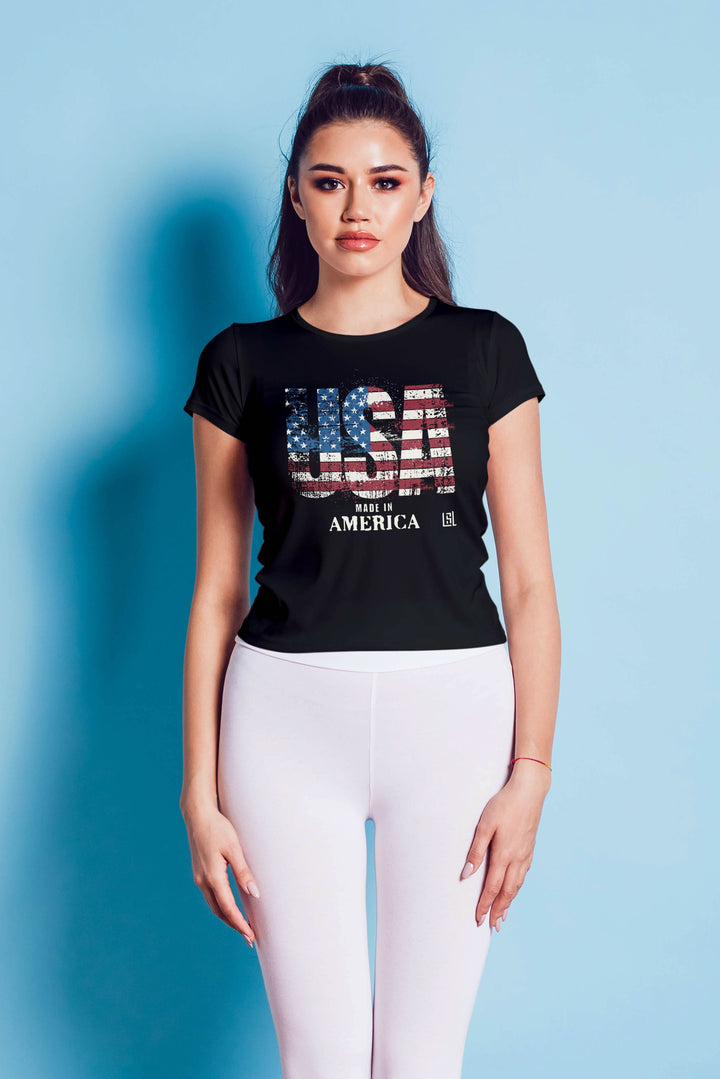 Graphic T-Shirt Made in USA for Women