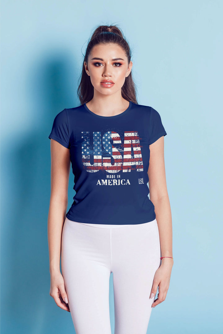 Graphic T-Shirt Made in USA for Women