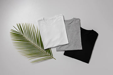 Basic t-shirts in various colors