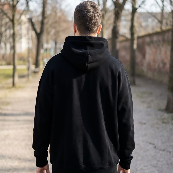 Men’s Essentials Chains of Faith Pullover Hoodie – 60% Cotton 40% Polyester Fleece, Soft Warm.