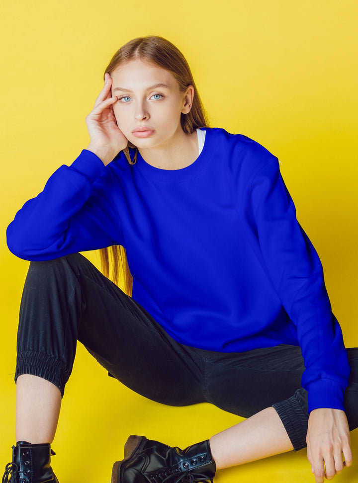 Classic Crew Neck Sweatshirt Women