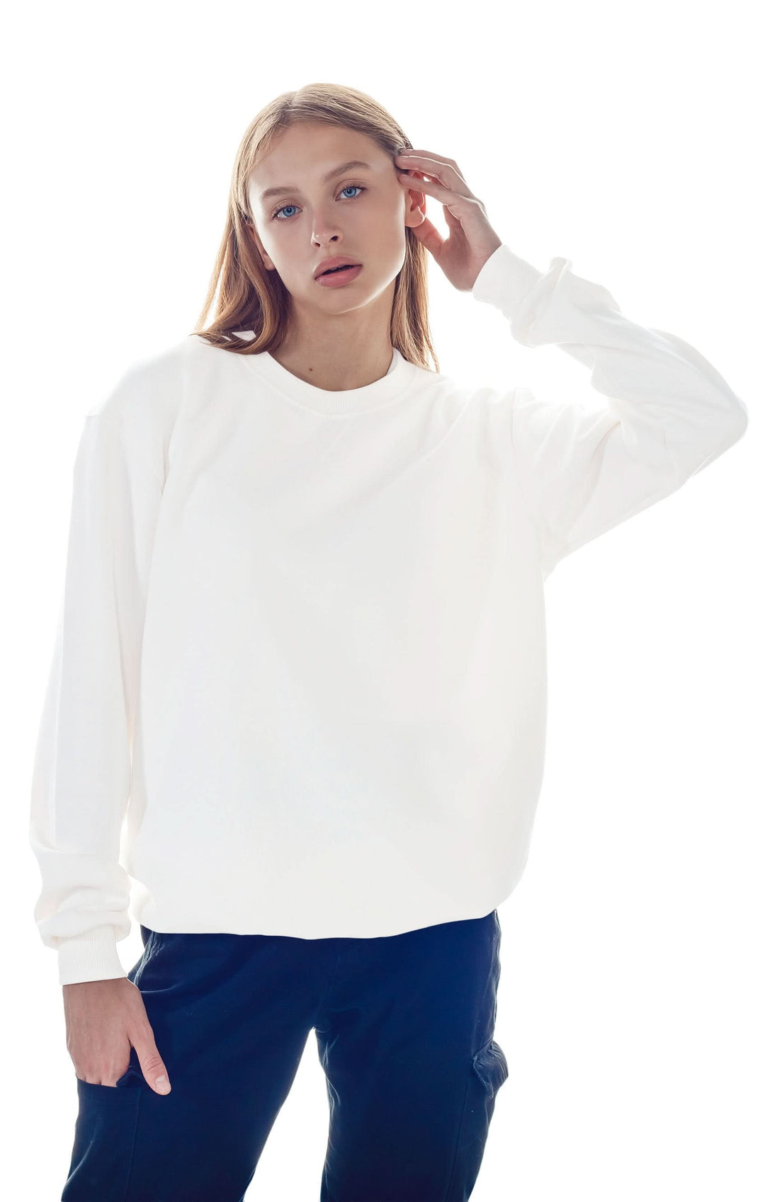 Classic Crew Neck Sweatshirt Women