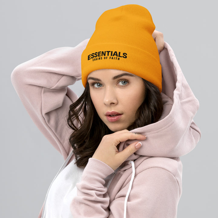 Essentials Chains of Faith Cuffed Beanie