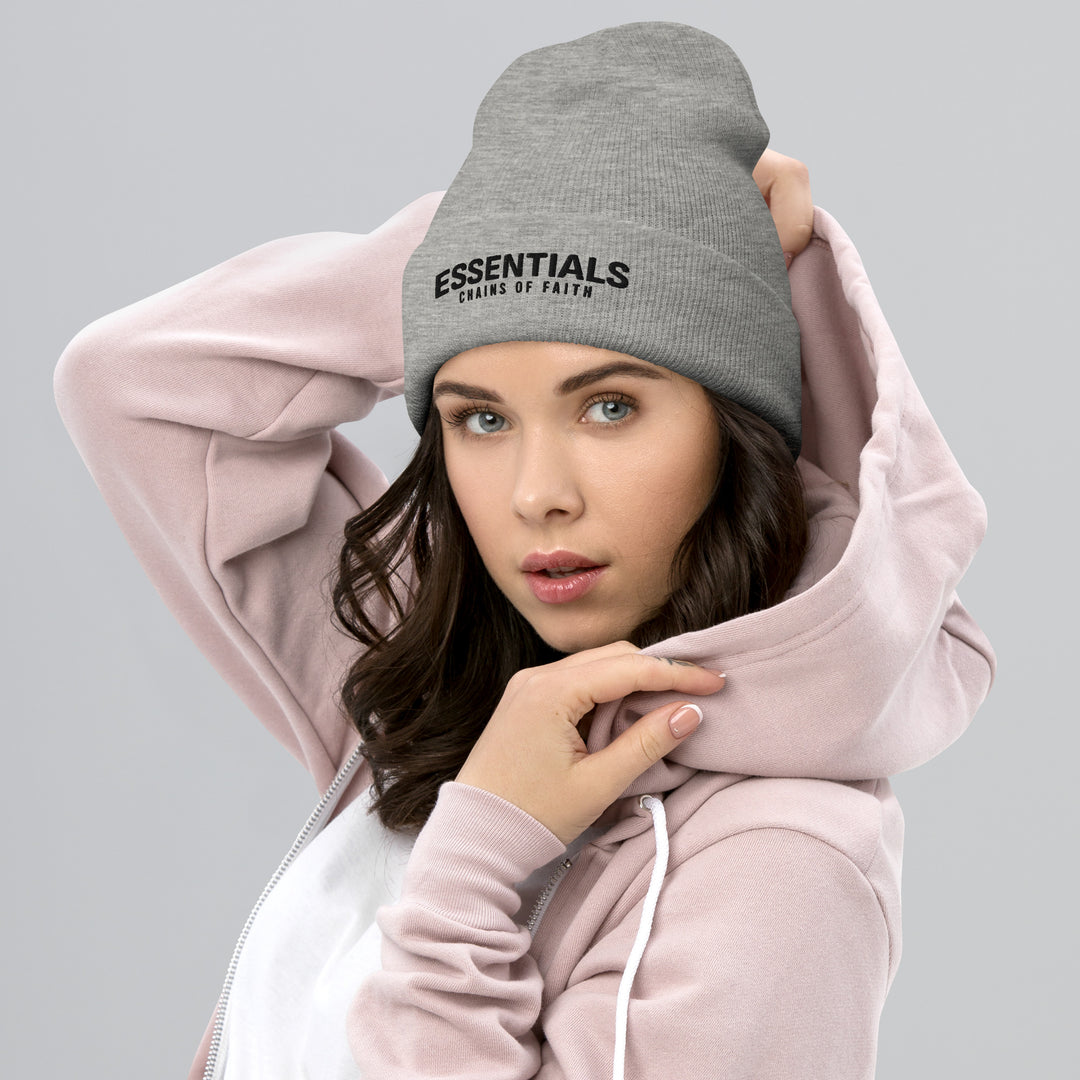 Essentials Chains of Faith Cuffed Beanie