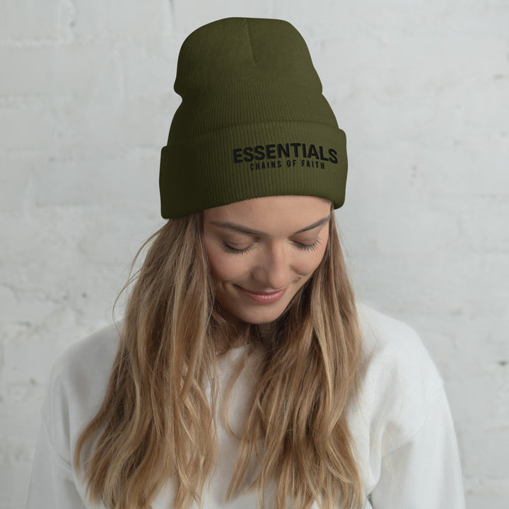 Essentials Chains of Faith Cuffed Beanie
