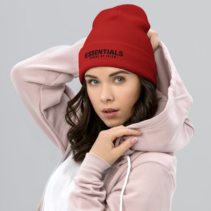 Essentials Chains of Faith Cuffed Beanie
