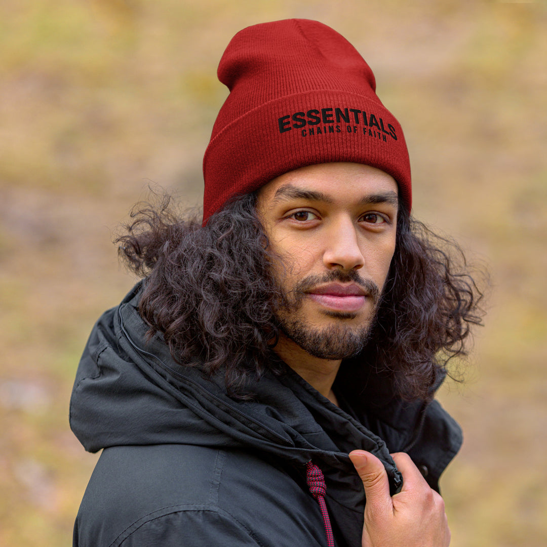 Essentials Chains of Faith Cuffed Beanie