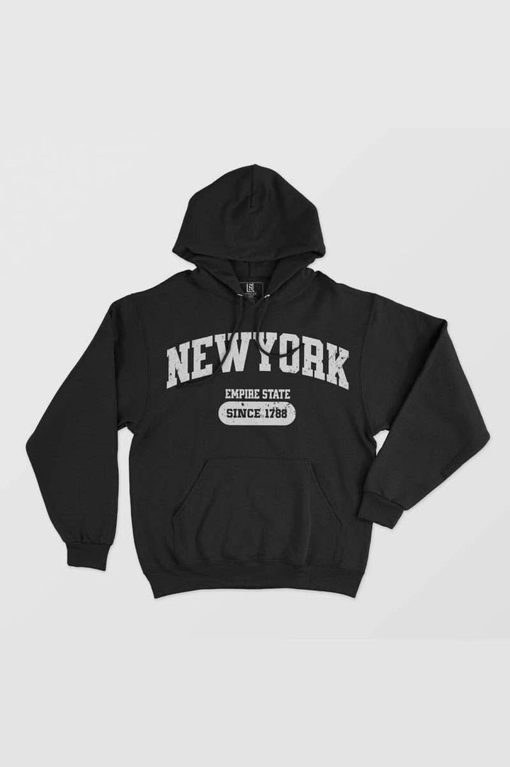 NEW YORK EMPIRE STATE BACK TO COLLEGE HOODIE FOR MEN AND WOMEN