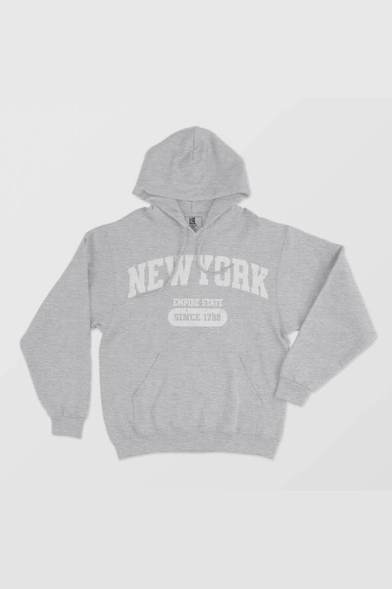 NEW YORK EMPIRE STATE BACK TO COLLEGE HOODIE FOR MEN AND WOMEN