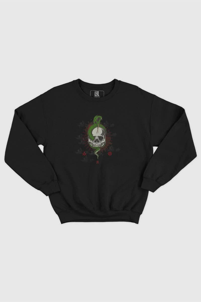 Arcana Snake & Skull Essential Sweatshirt