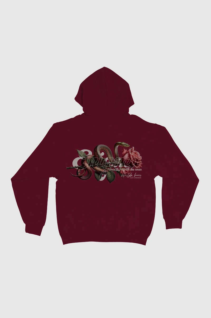 トップス 0658 enigma over hoodie / red Eco Tribal Red Zip Up Hoodie – Comfortable Zipper Hoodie