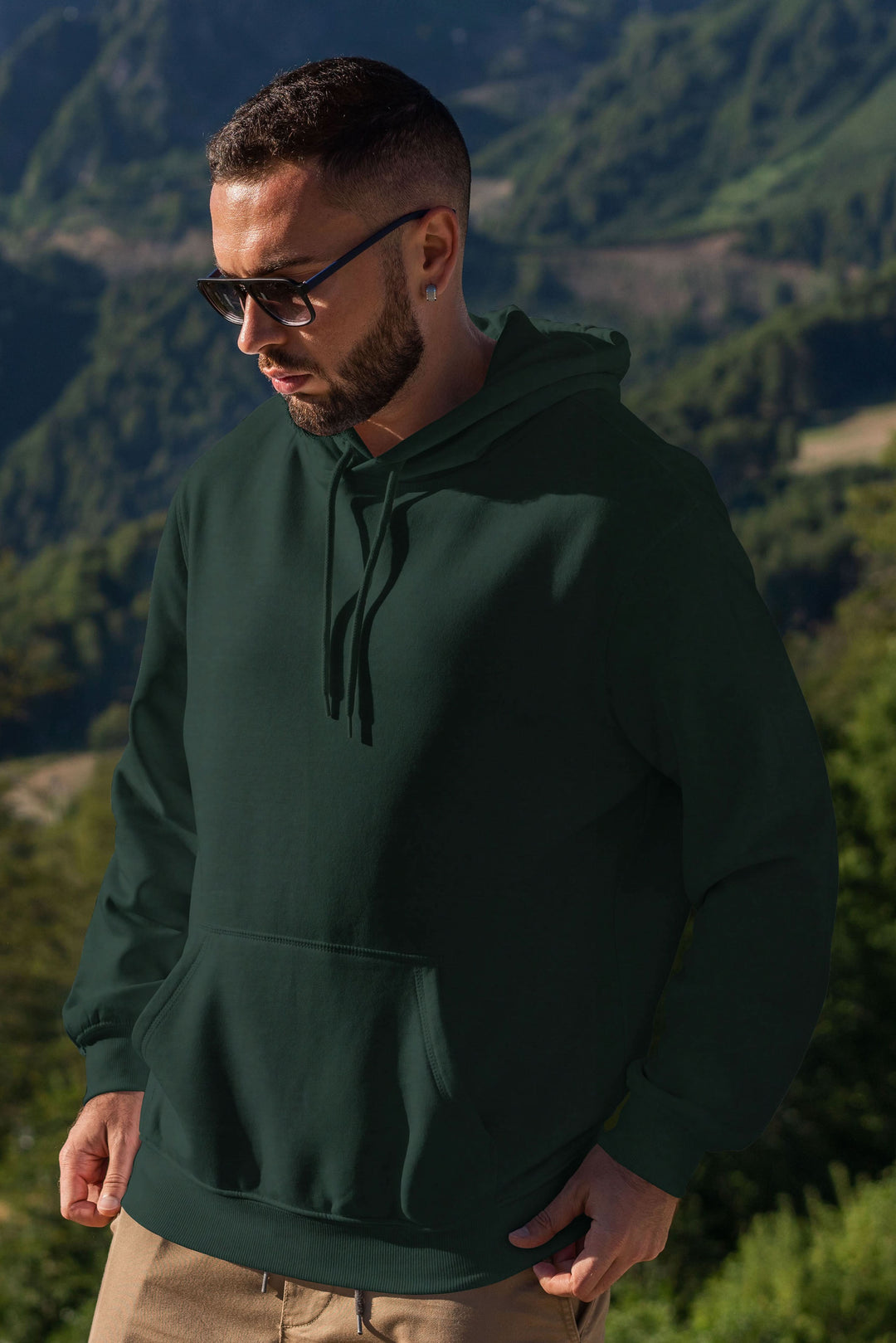 green hoodie 