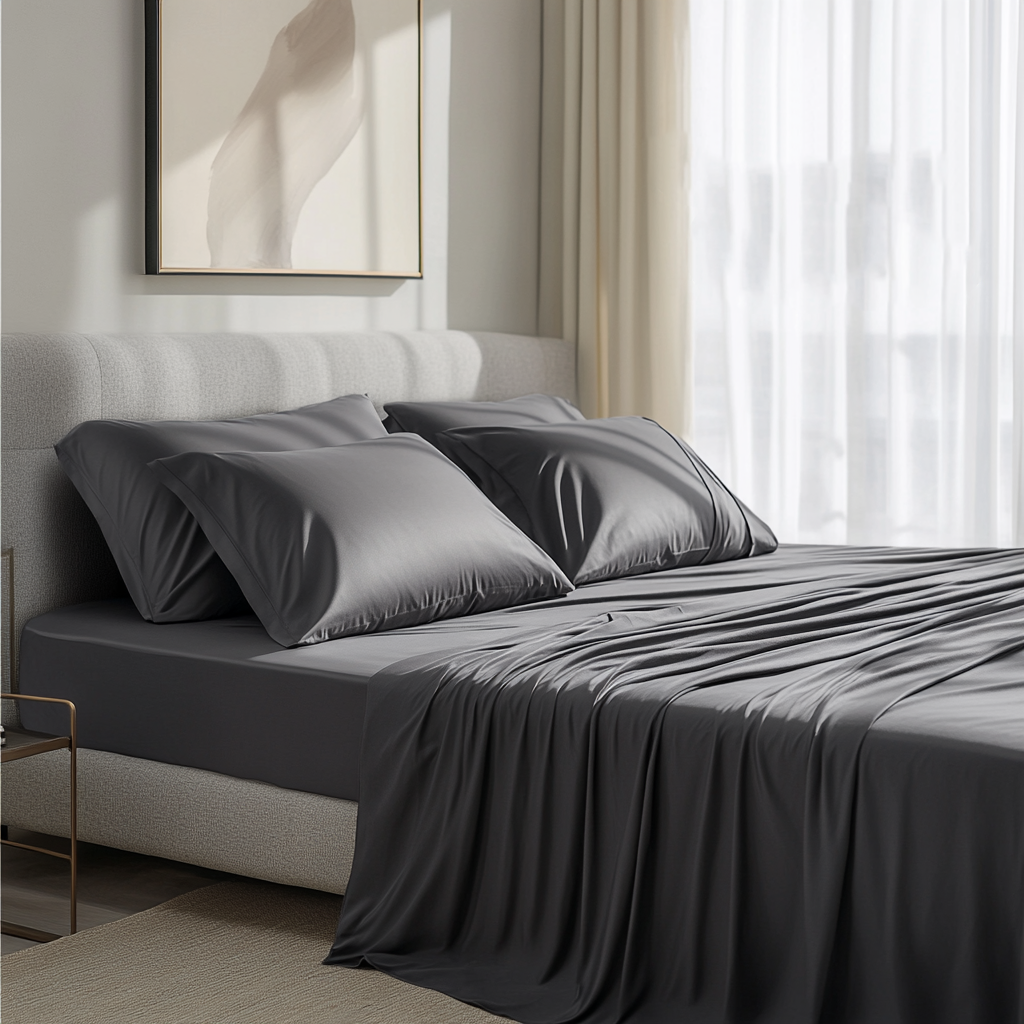 Lifestylelooms 100% Cotton Jersey Sheet Set Fits Upto 18 Inch in Mattress.