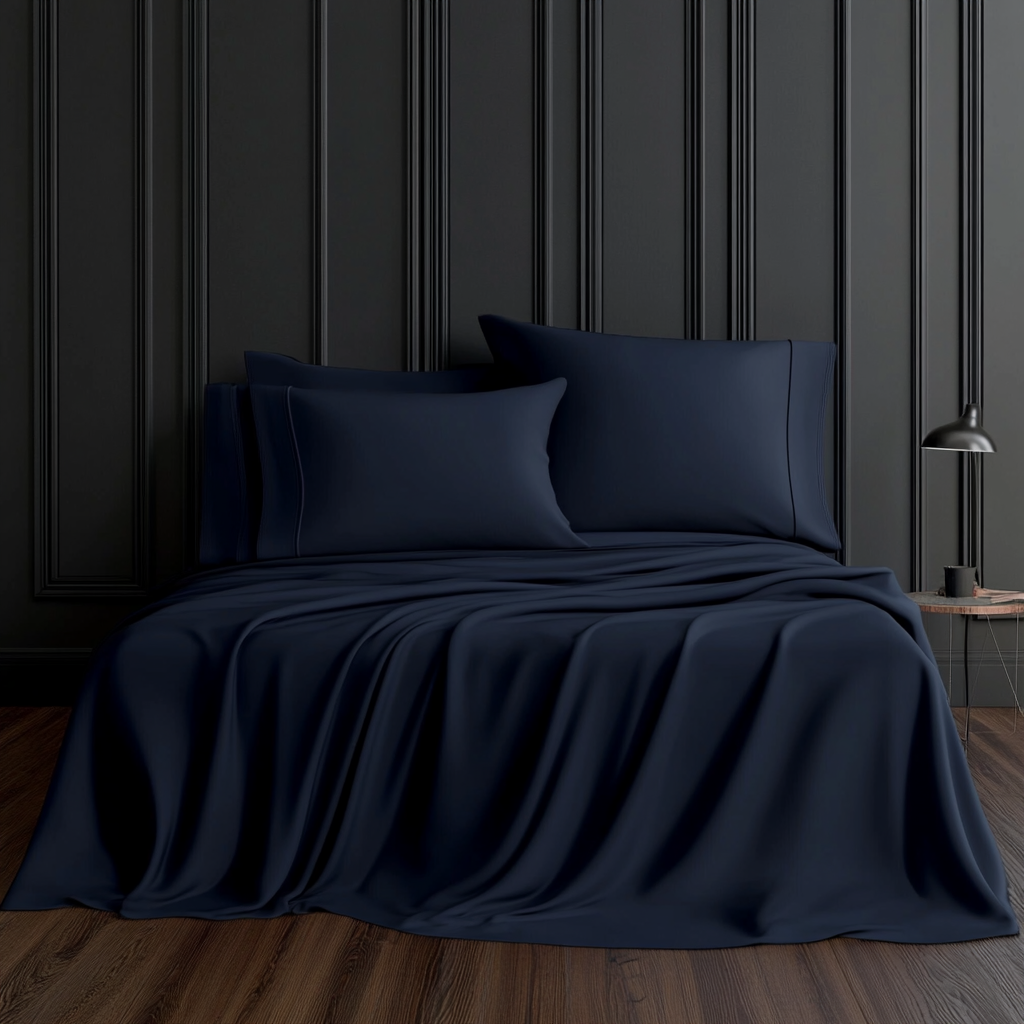 CVC Jersey Knit Sheet Set Soft Like T-Shirt Jersey 4 Piece Fits Upto 18 Inches