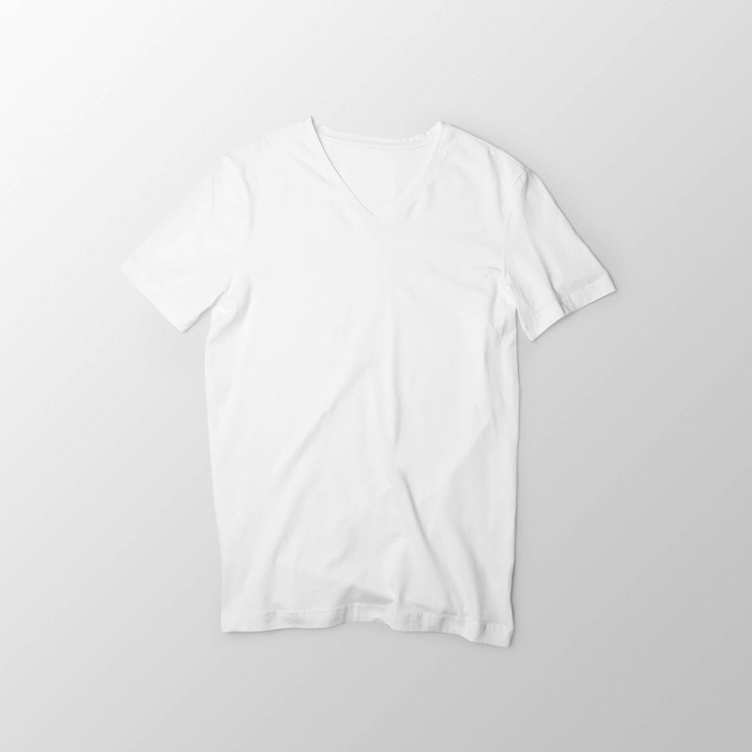 Mens Premium V-Neck T Shirt 100% Combed Cotton