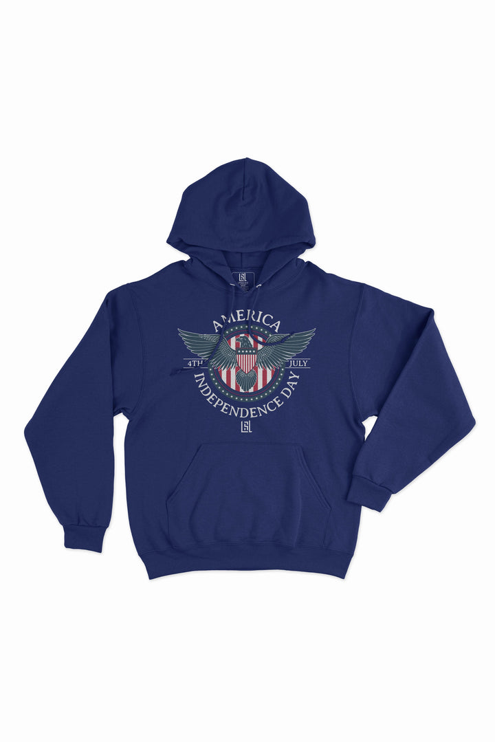 Graphic Hoodie American Eagle Badge for Men