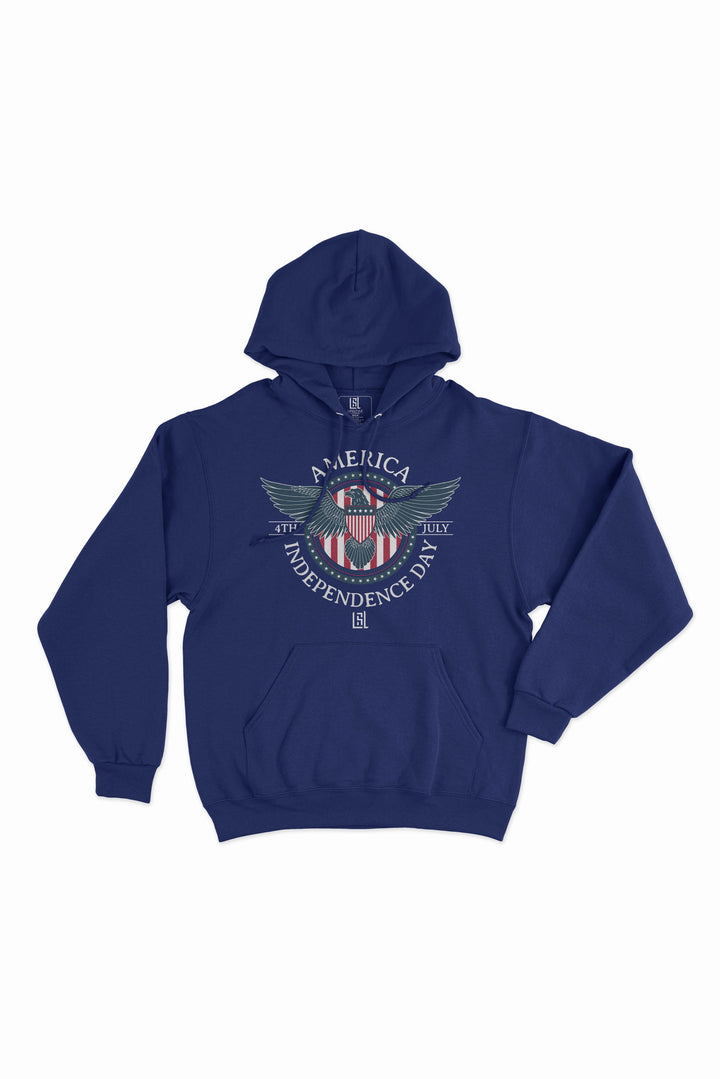 Graphic Hoodie American Eagle Badge for Women