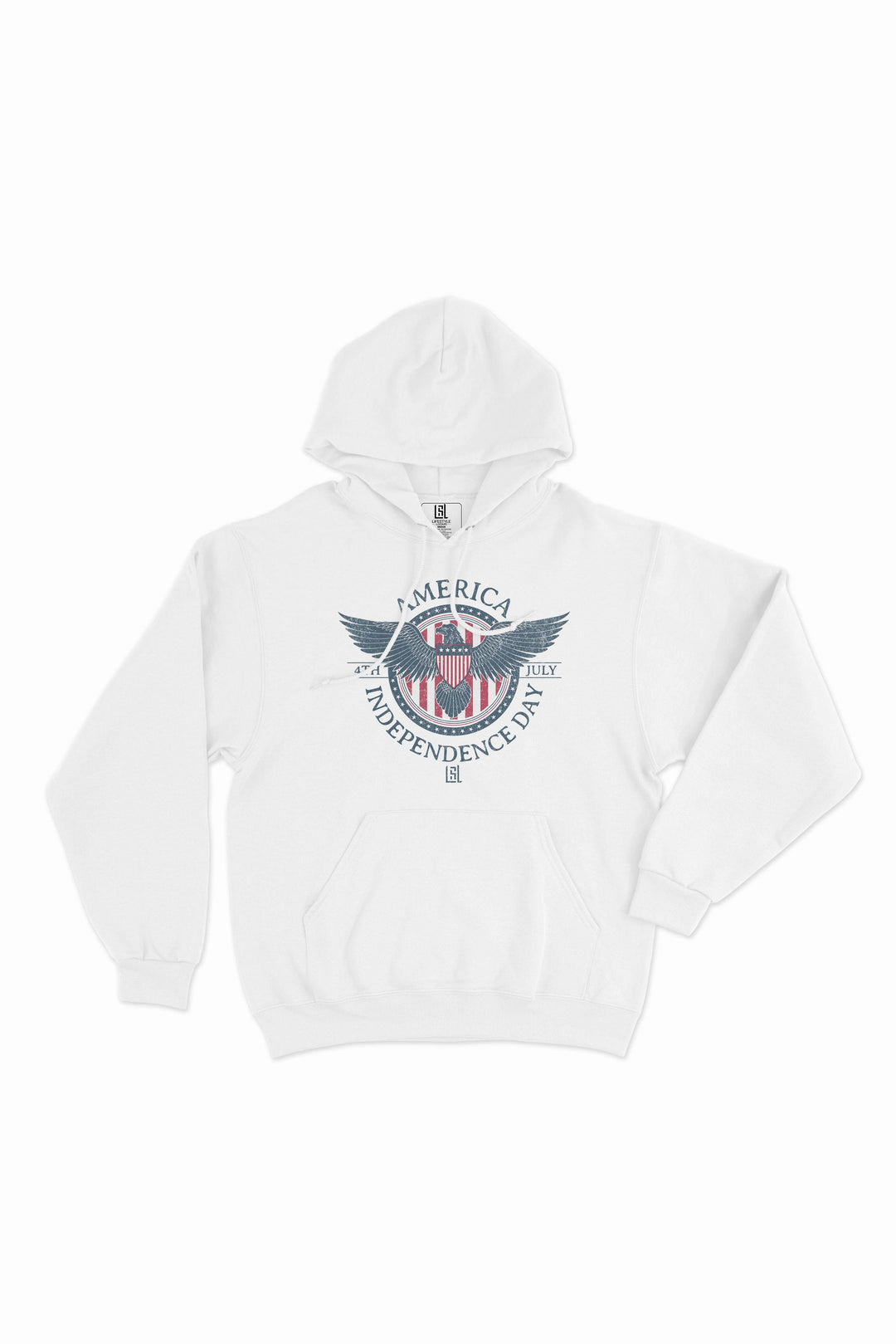 Graphic Hoodie American Eagle Badge for Men