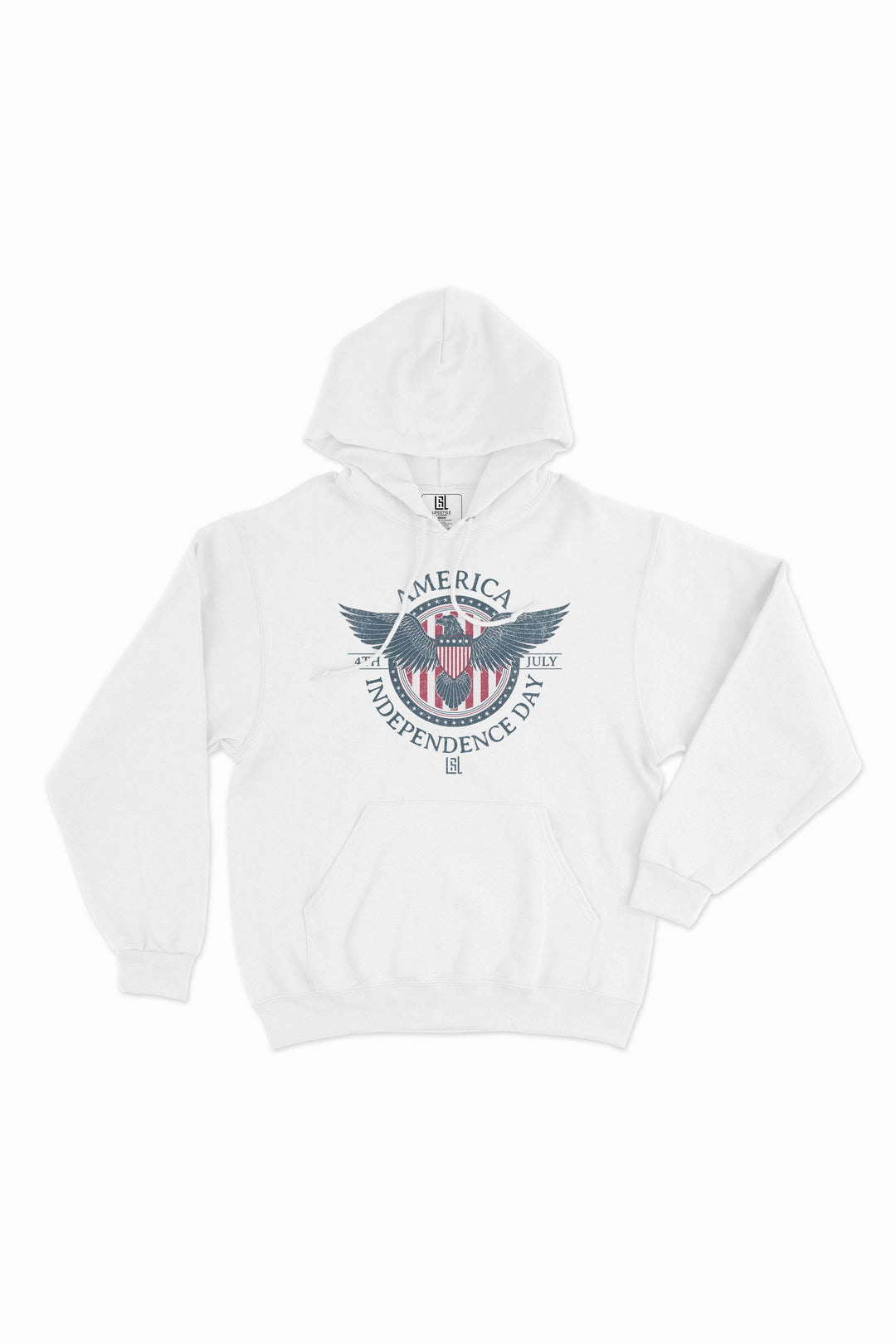 Graphic Hoodie American Eagle Badge for Women