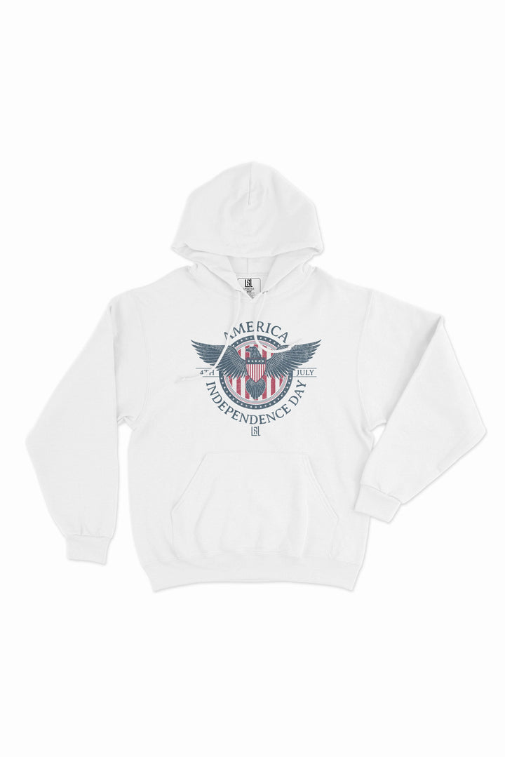 Graphic Hoodie American Eagle Badge for Women